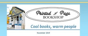 Printed Page Bookshop Email Newsletter